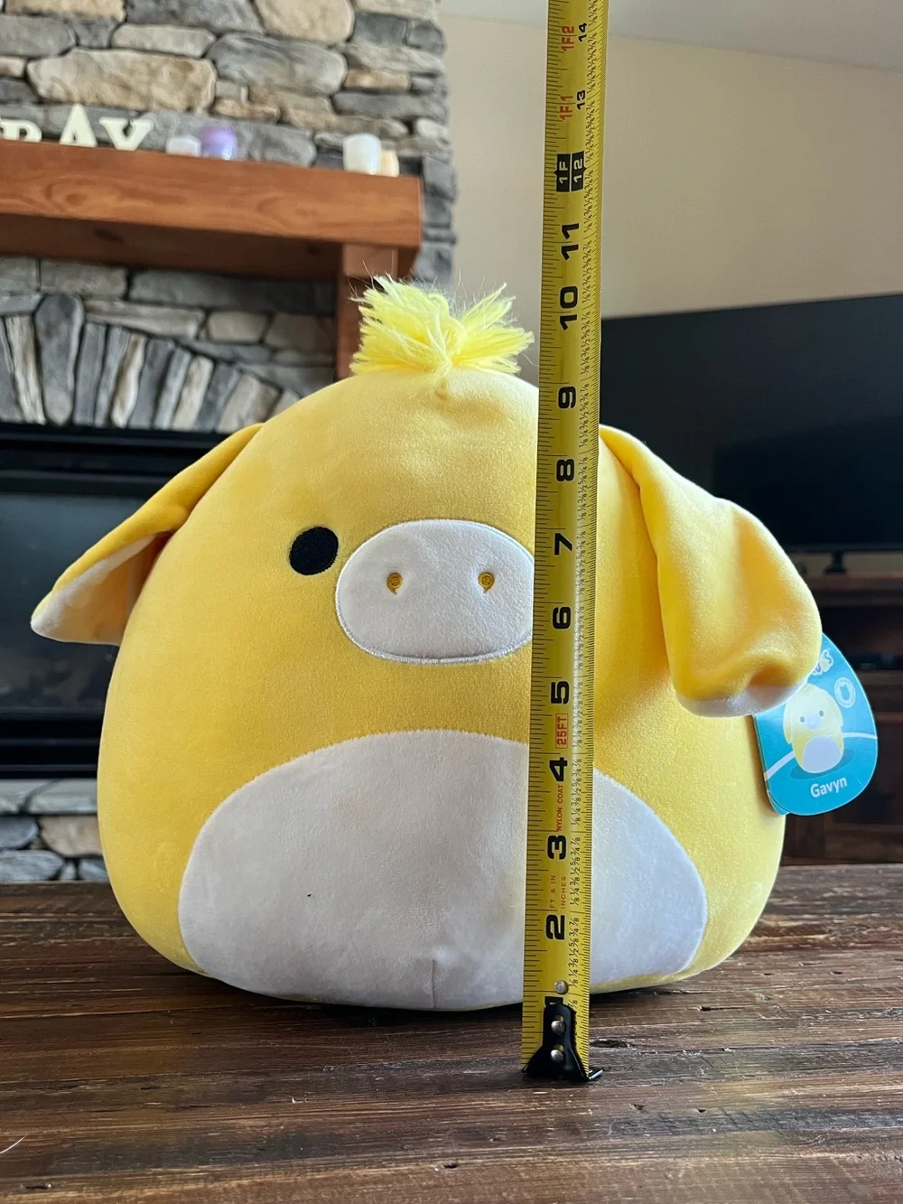 Squishmellow Gavyn Yellow Donkey 11” First To Market NWT